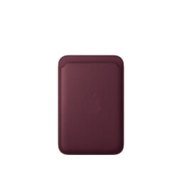 An iPhone FineWoven Wallet