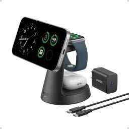 The Anker Qi2 MagGo 3-in-1 Charging Station